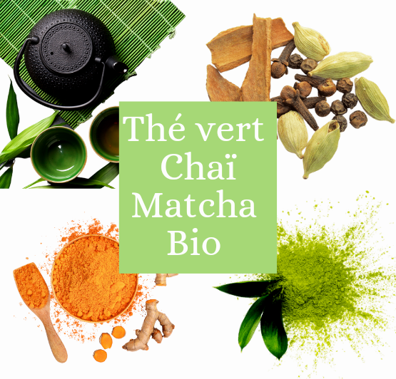 Thé vert Chai Matcha Bio