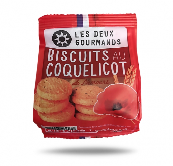 biscuit coquelicot